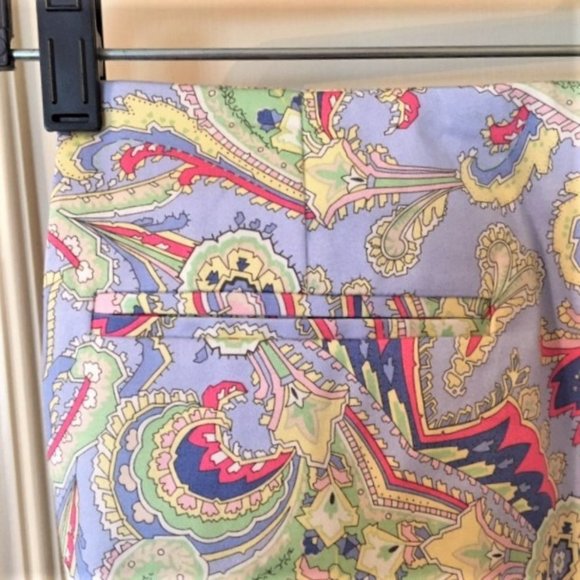 LAUREN RALPH LAUREN PAISLEY ANKLE PANTS, S… - Picture 5 of 10